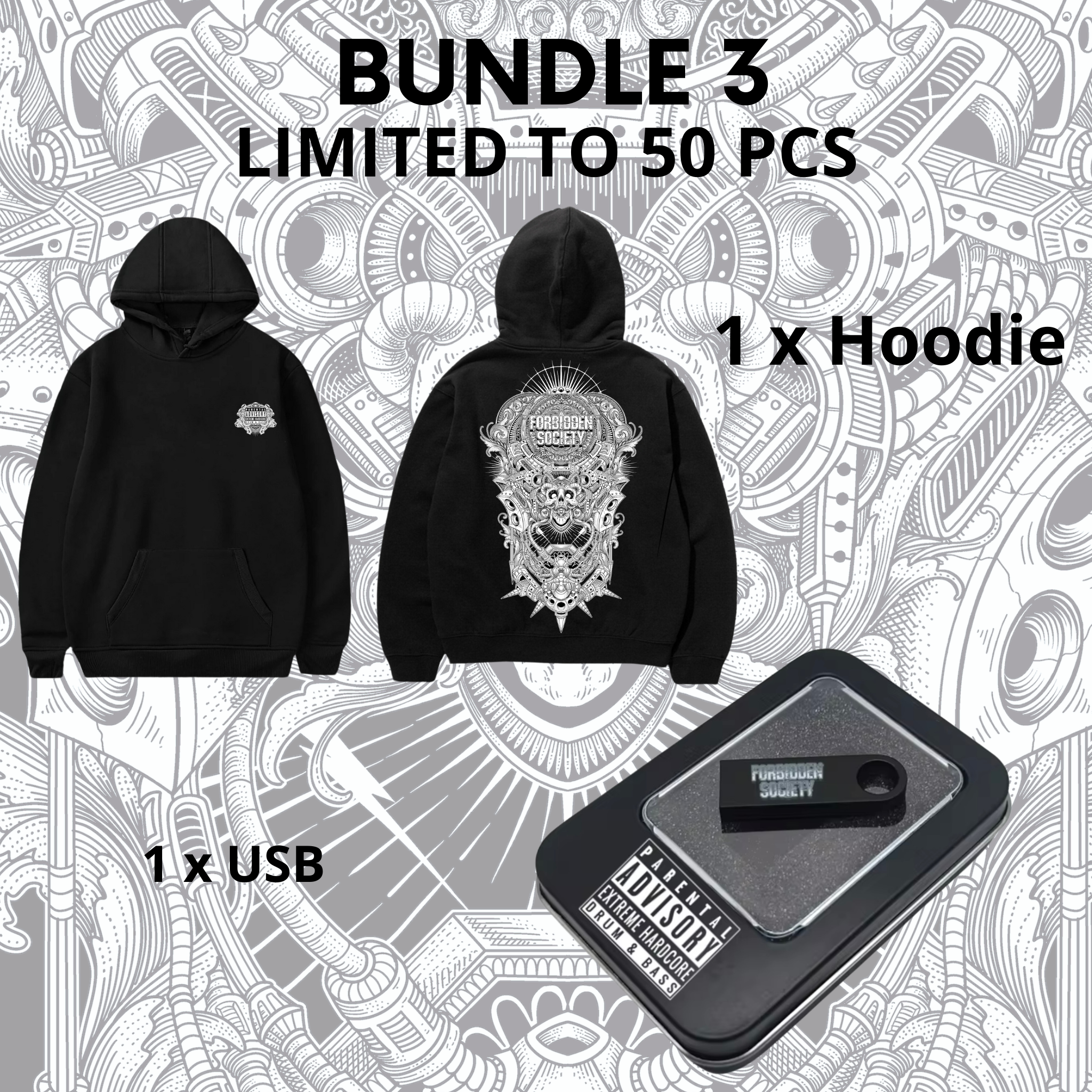 Bundle 3: USB + Mikina